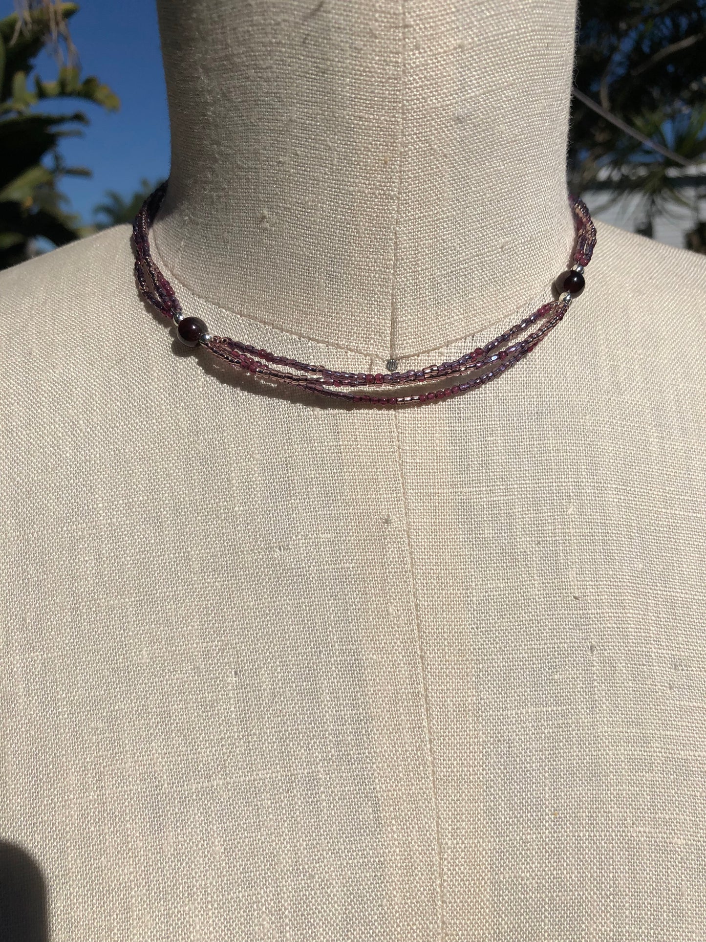 Radiant Garnet Ribbons