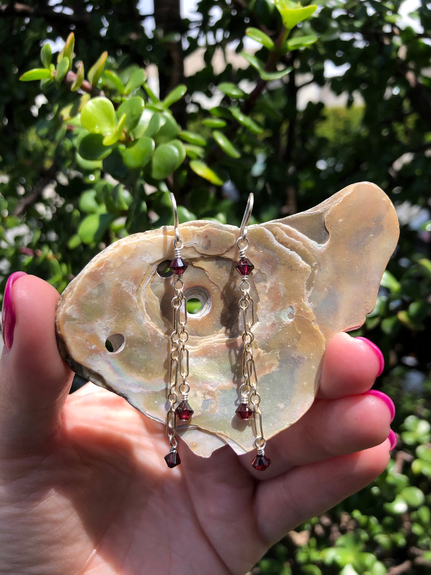 Scarlet Aura Earrings