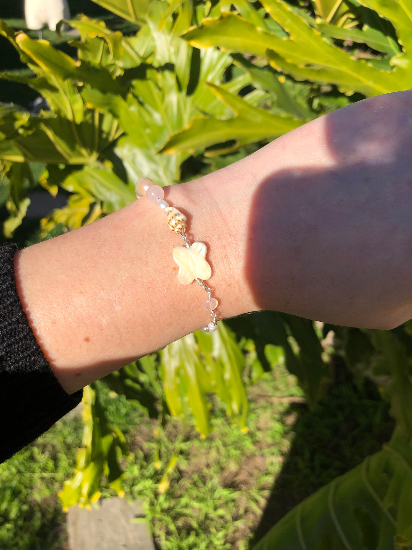 Rose Quartz Harmony Bracelet - Size 7 to 8 inches