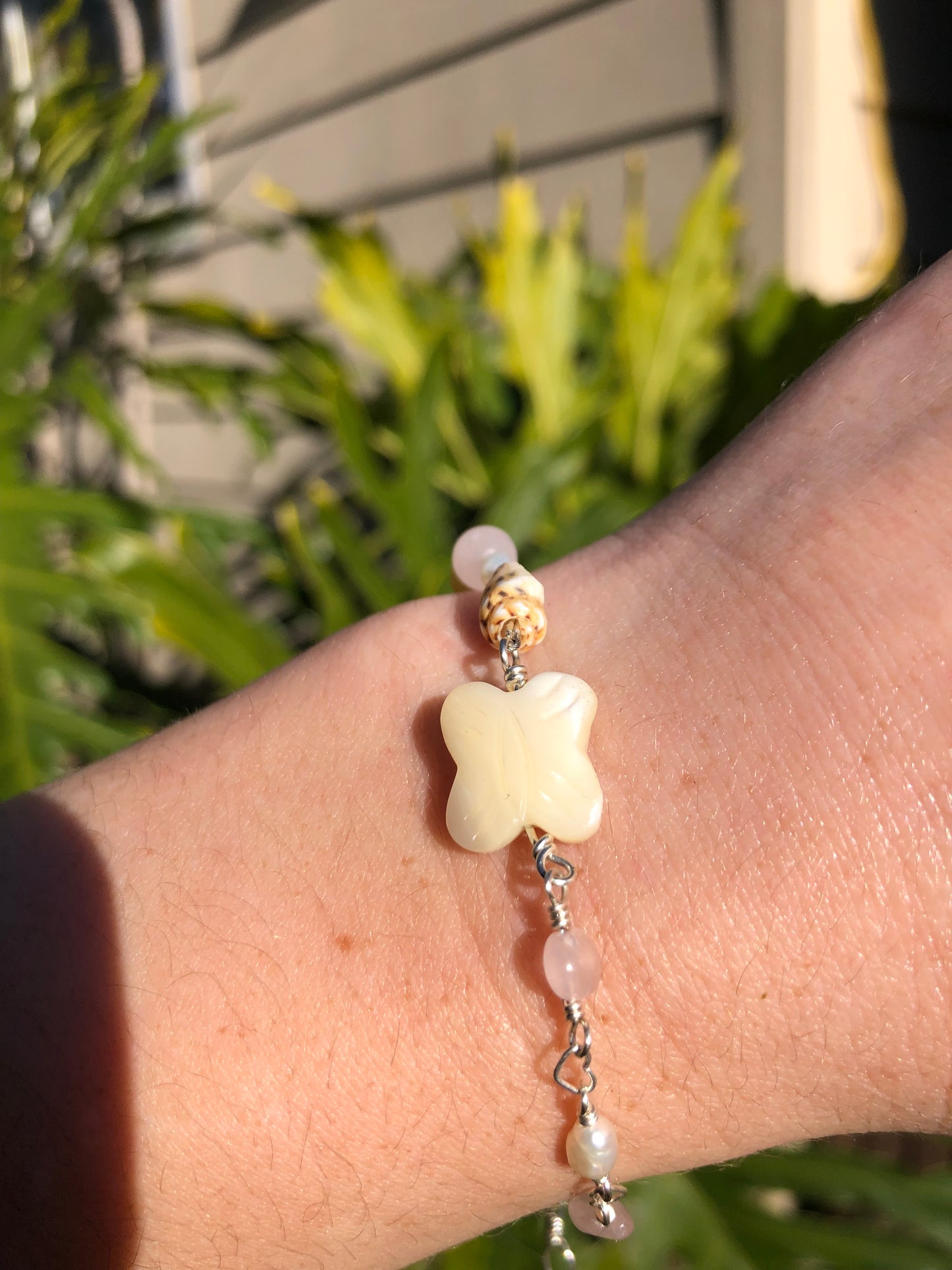 Rose Quartz Harmony Bracelet - Size 7 to 8 inches