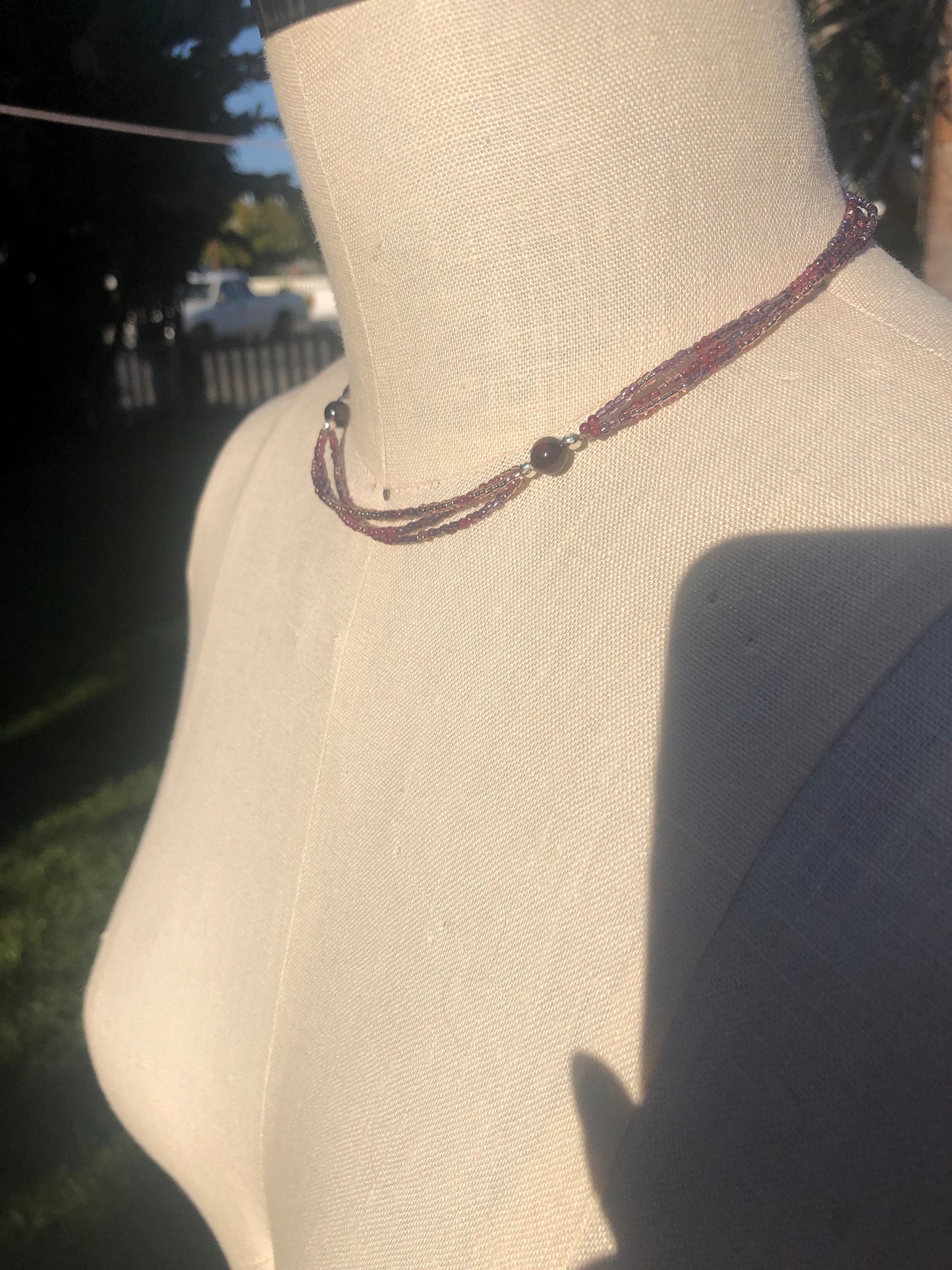 Radiant Garnet Ribbons