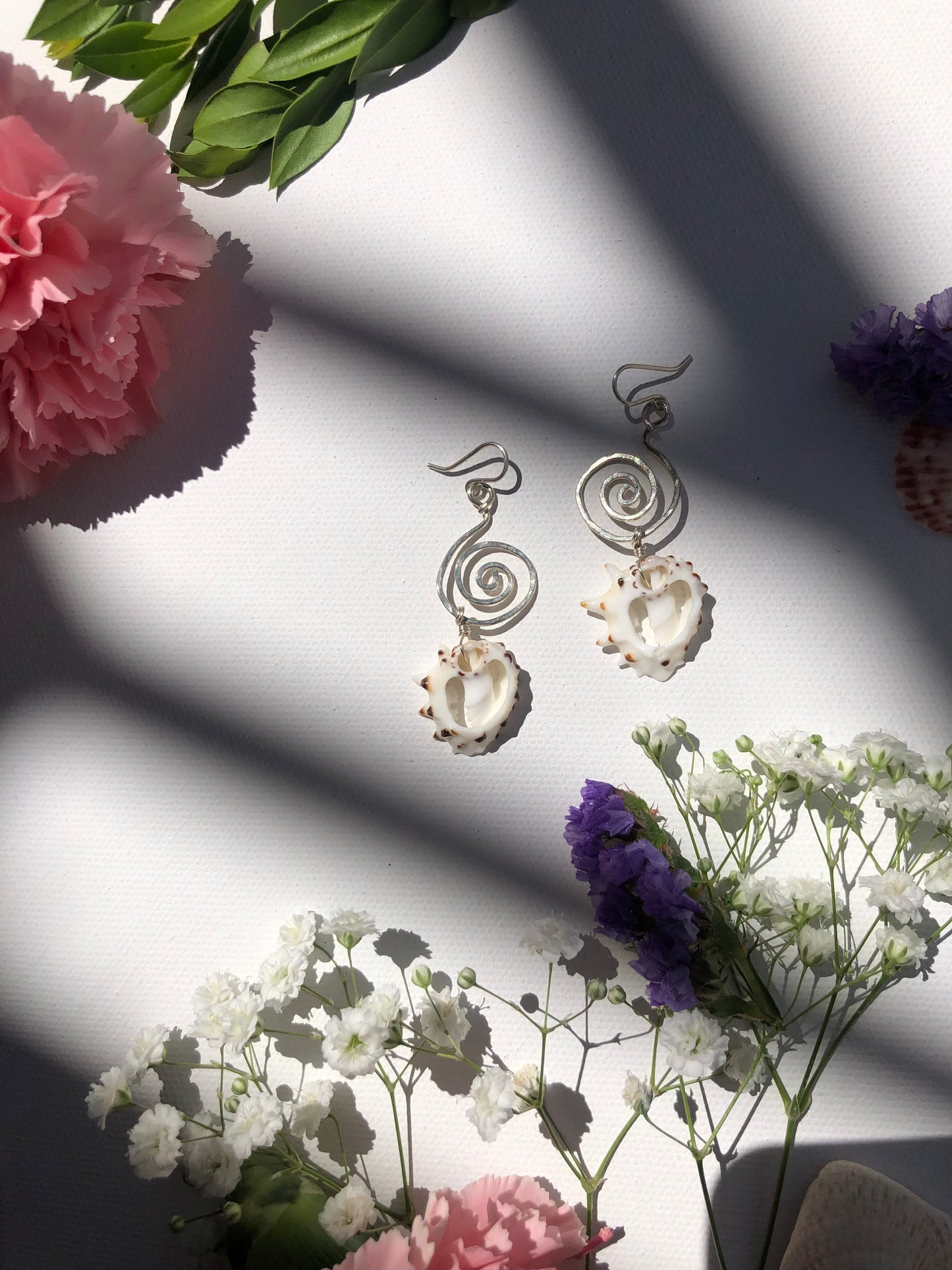 Tidal Spiral Earrings
