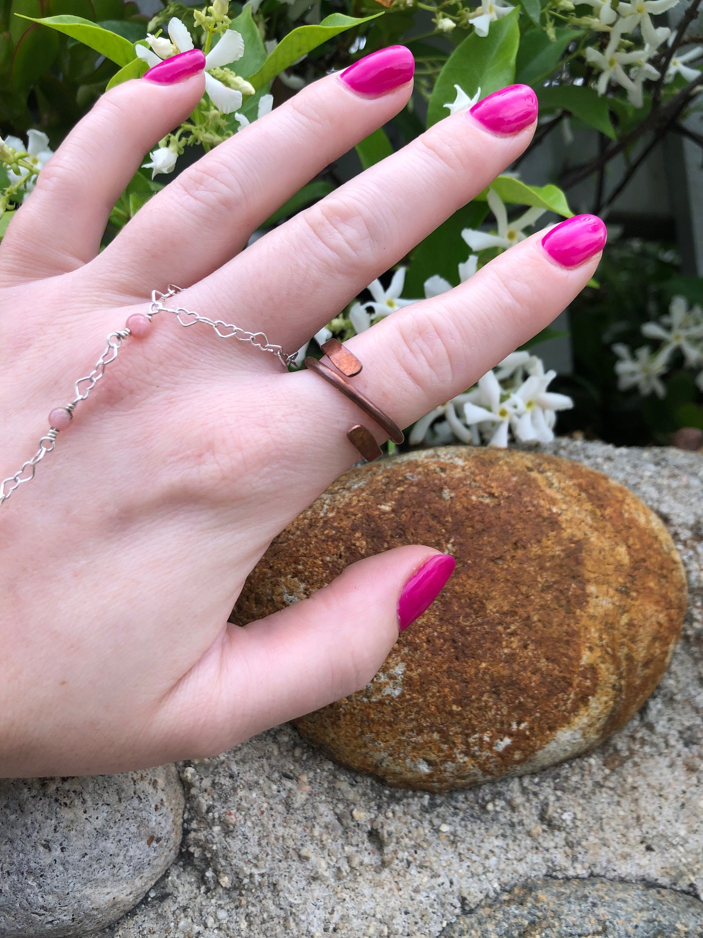 Rooted Metal Ring