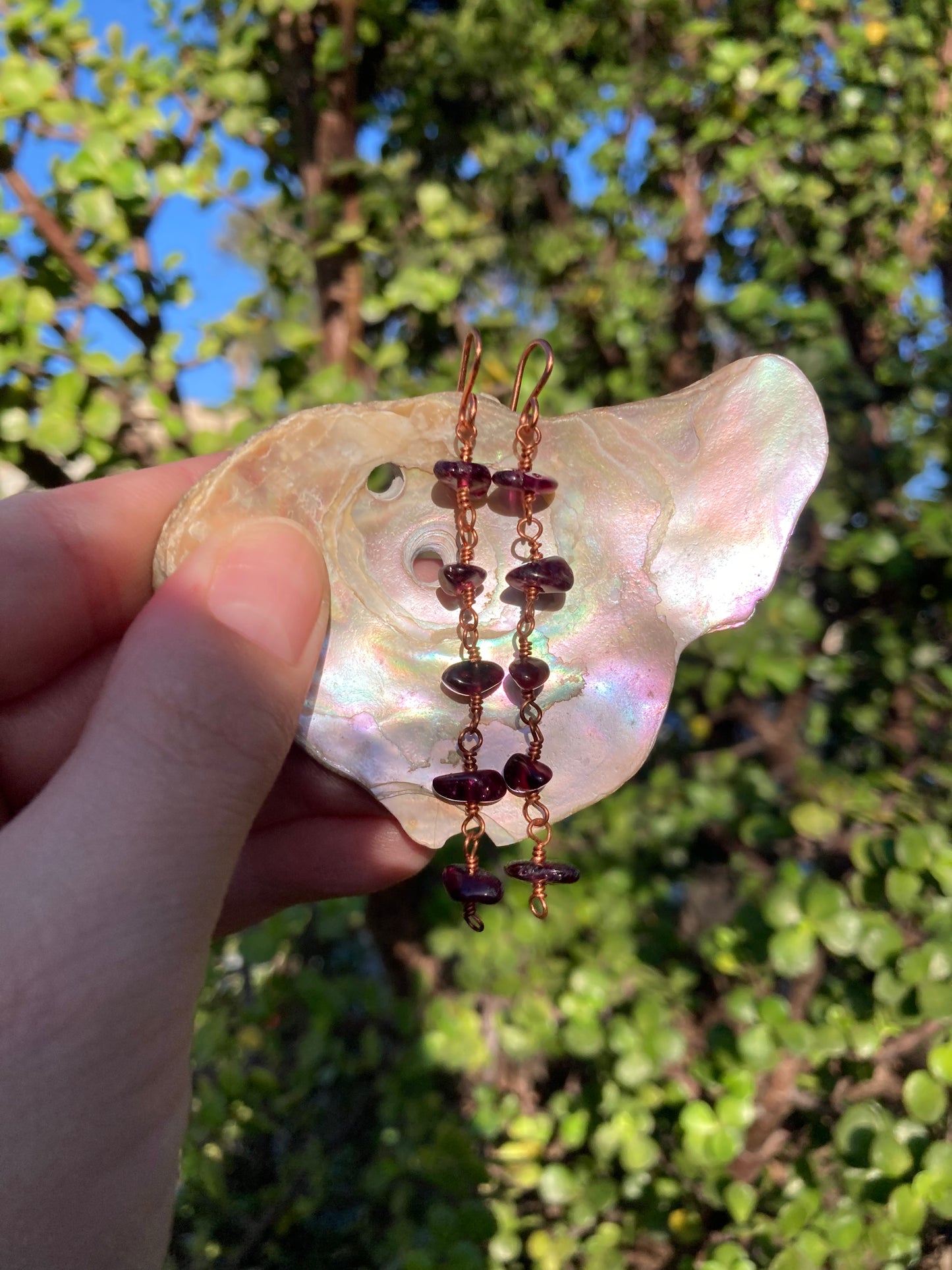 Blood Moon Earrings