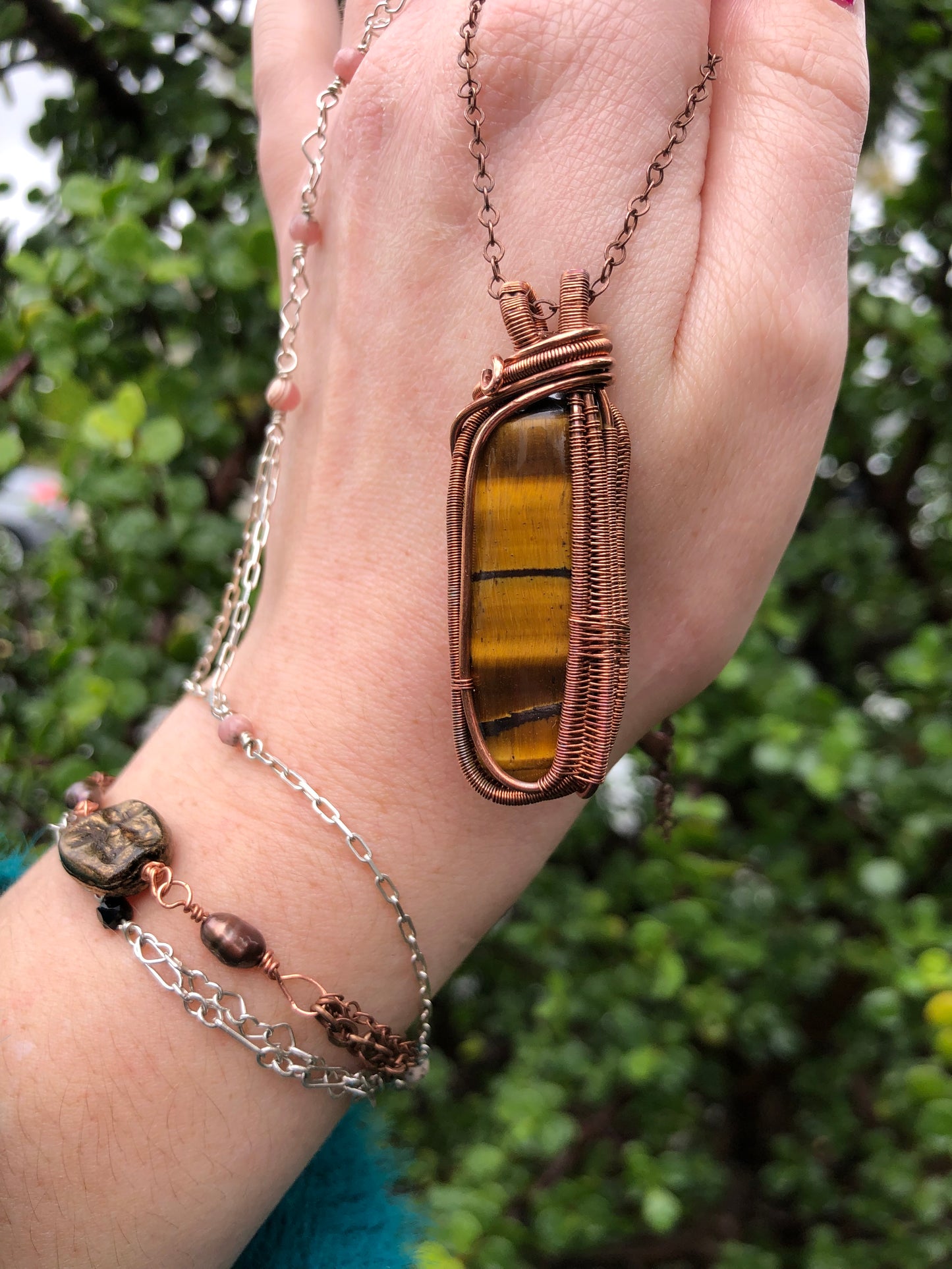 Tiger's Eye Guardian Pendant