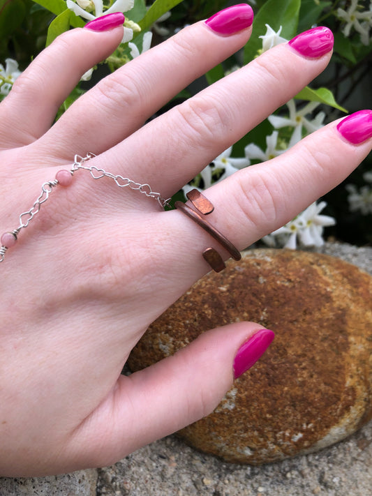 Rooted Metal Ring