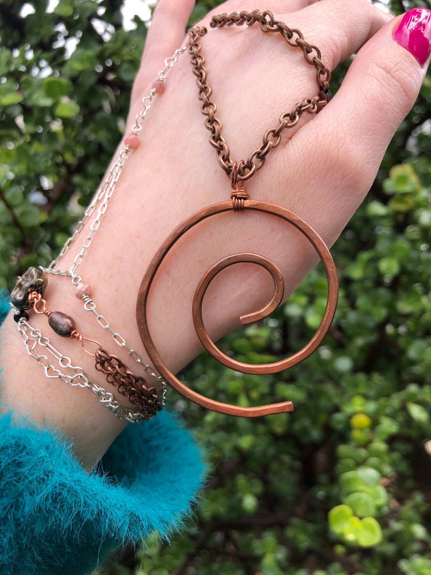 Sunthread Spiral Pendant