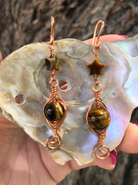 Solar Guardian Earrings