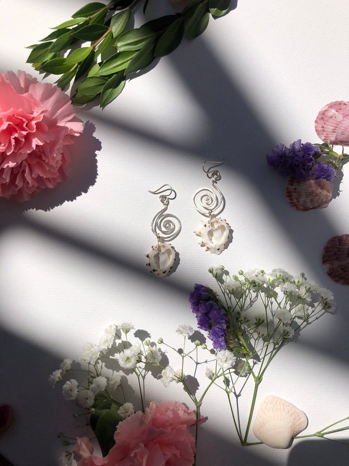 Tidal Spiral Earrings