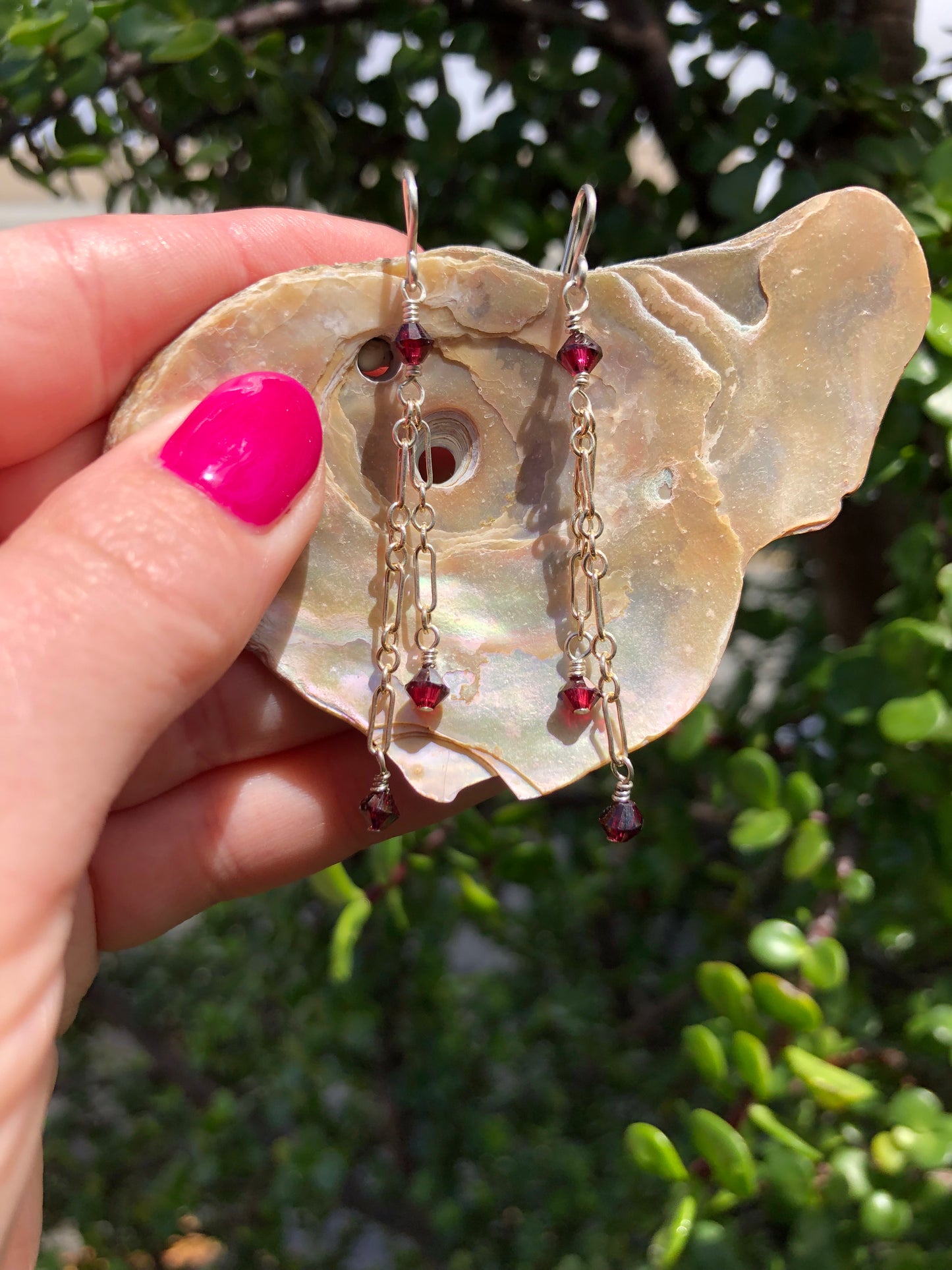 Scarlet Aura Earrings