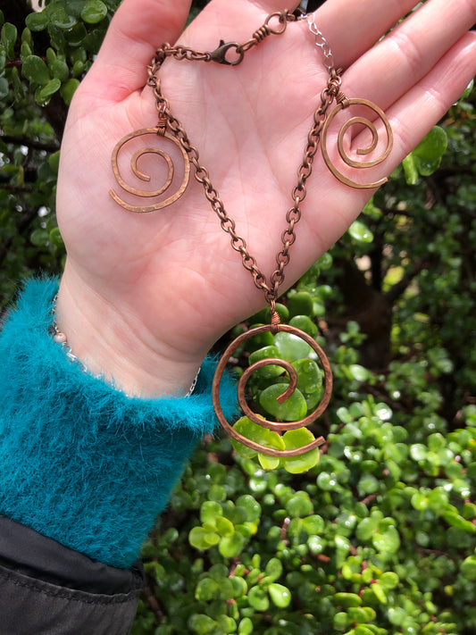 Sunthread Spiral Necklace