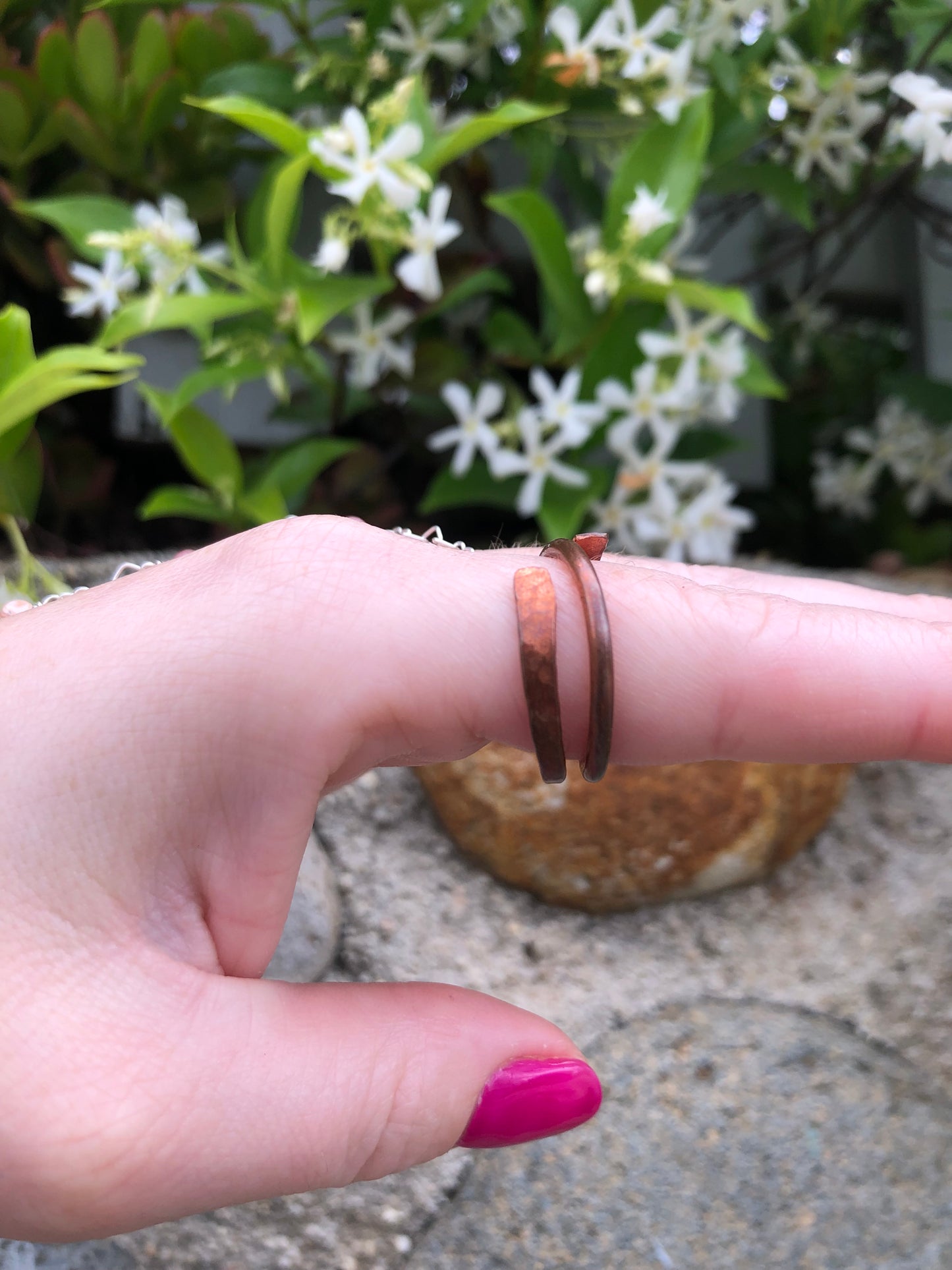 Rooted Metal Ring