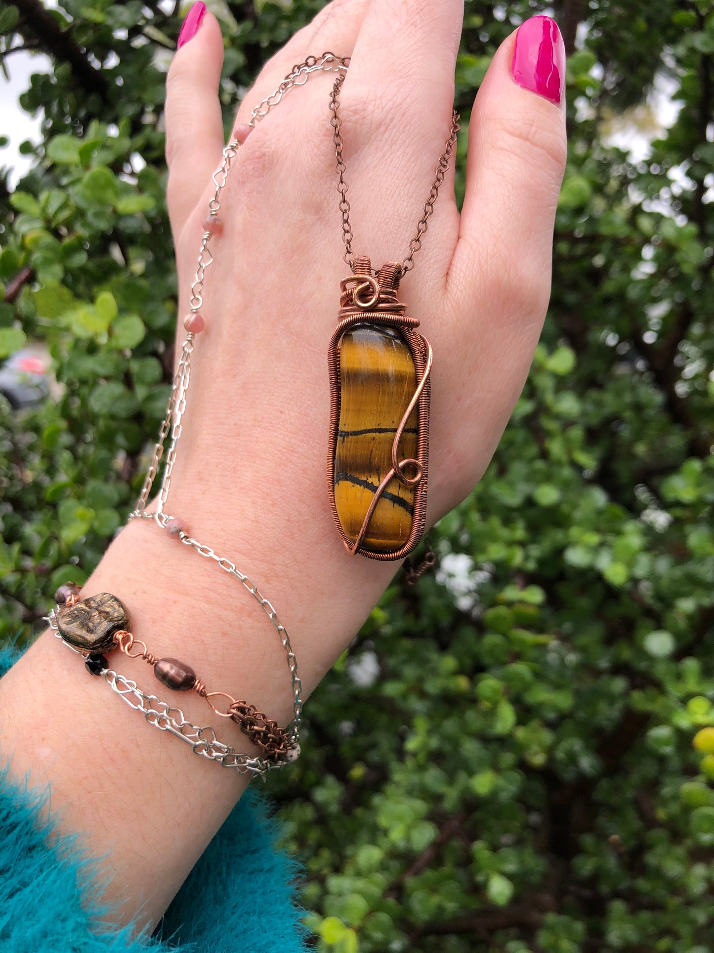 Tiger's Eye Guardian Pendant