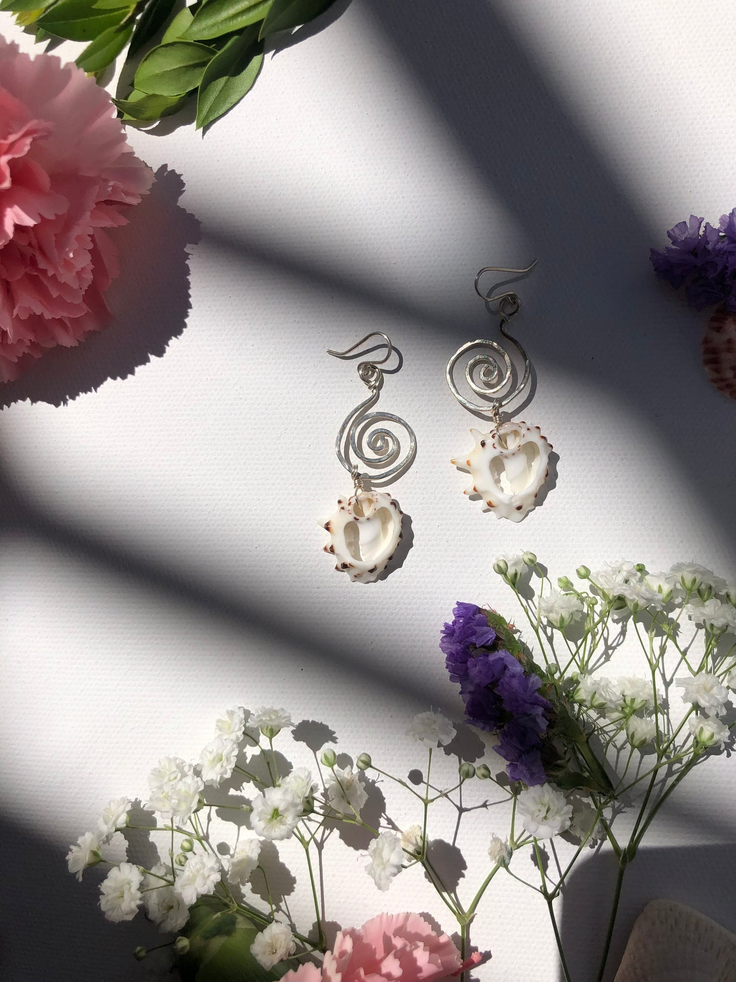 Tidal Spiral Earrings