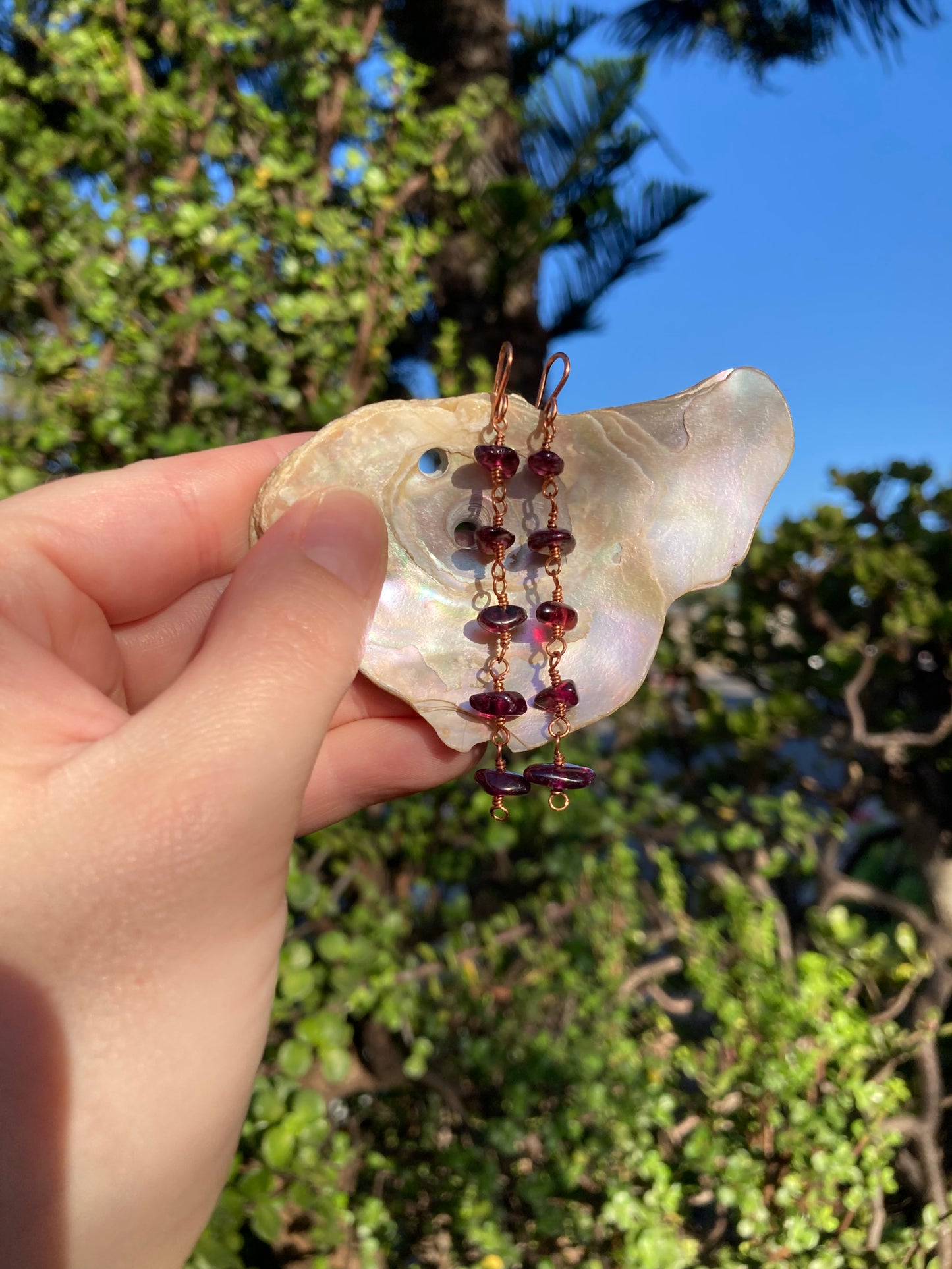 Blood Moon Earrings