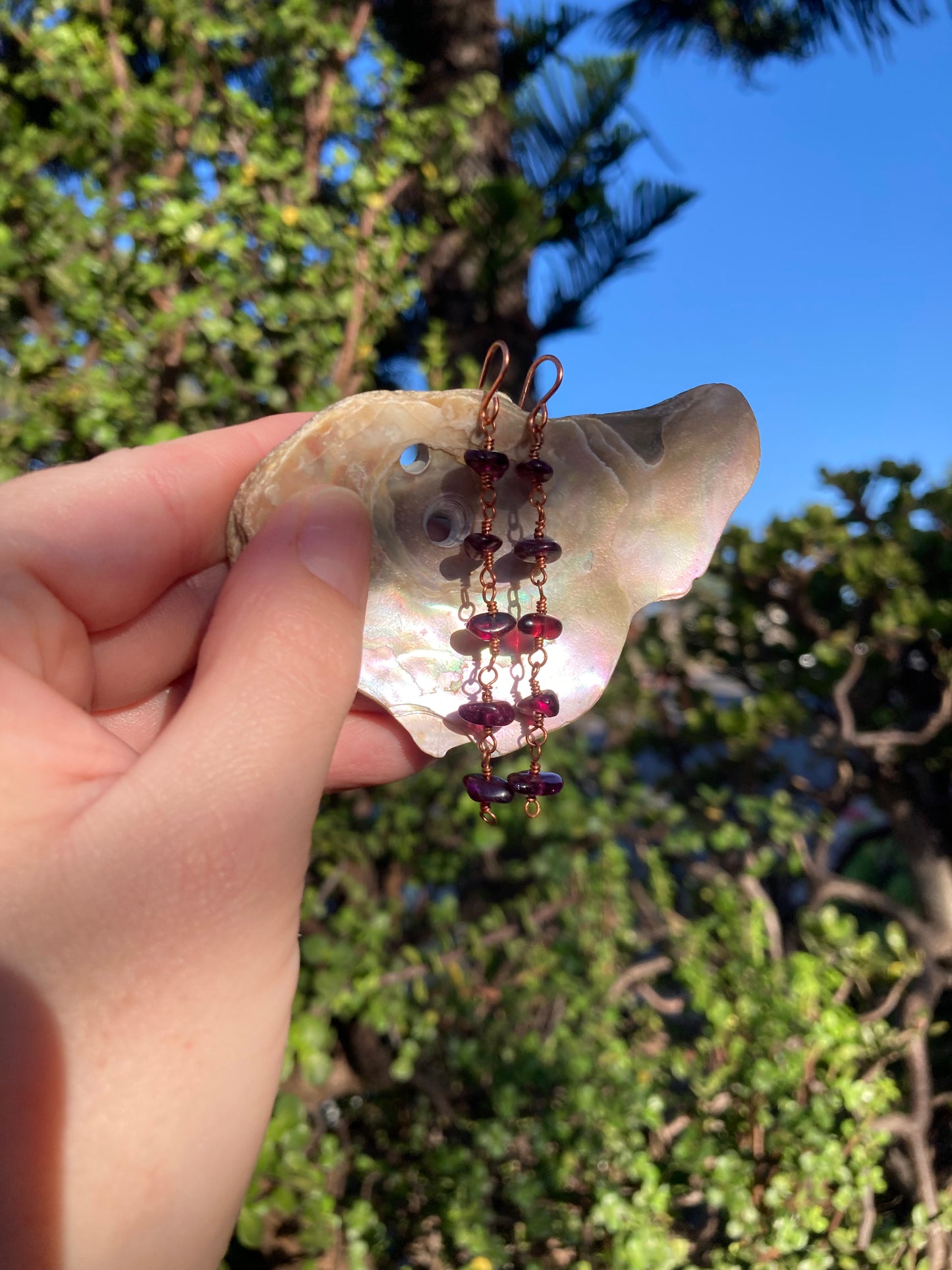 Blood Moon Earrings