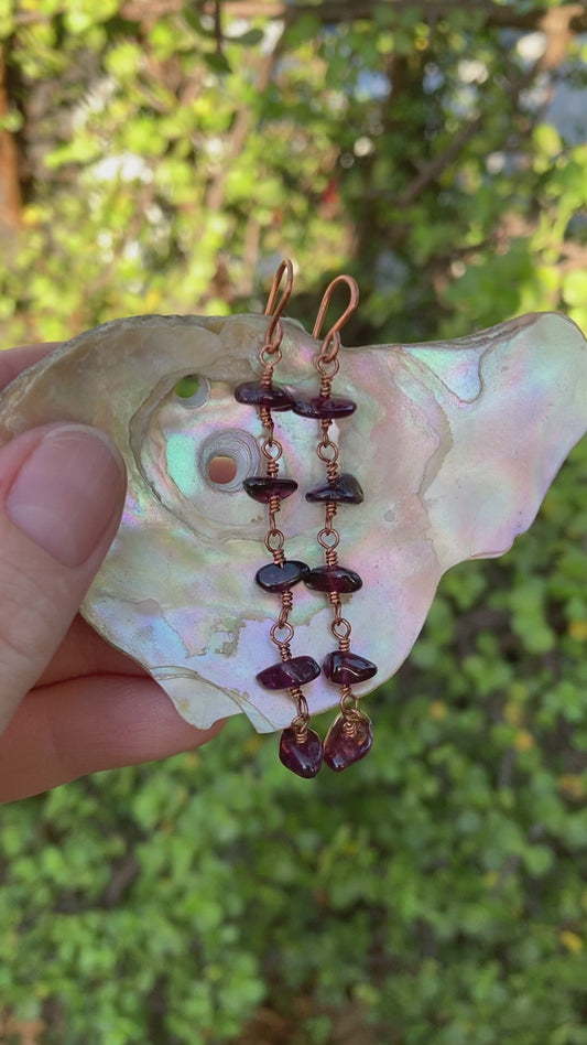 Blood Moon Earrings